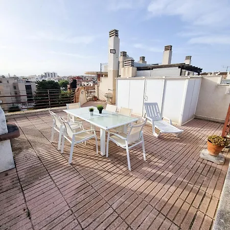 Apartamento Duplex En Primera Linea De Playa Torredembarra